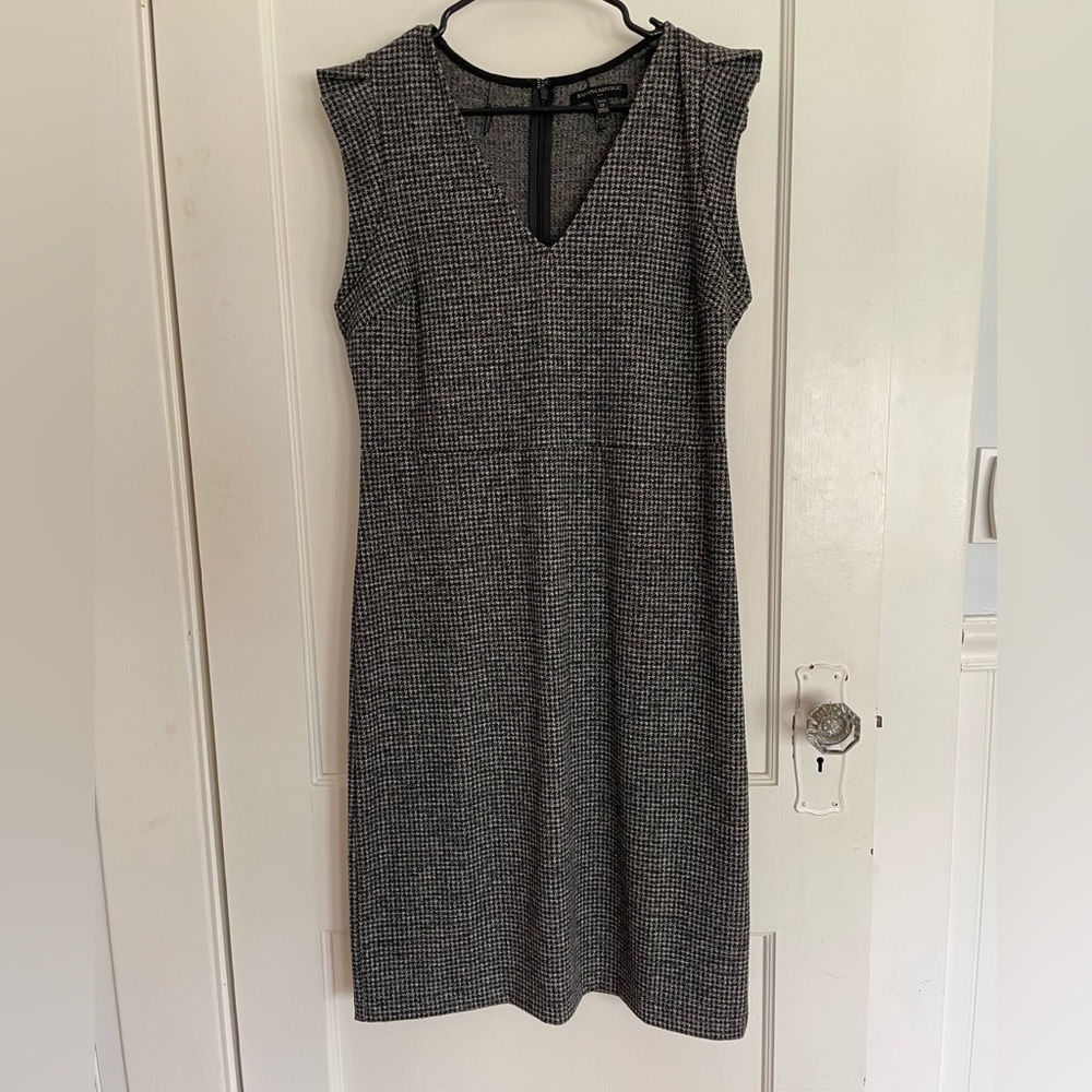 Banana Republic Houndstooth Dress | 12 Petite